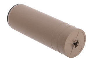Otter Creek Labs Polonium-K 5.56 Suppressor in FDE is made of 17-4 stainless steel